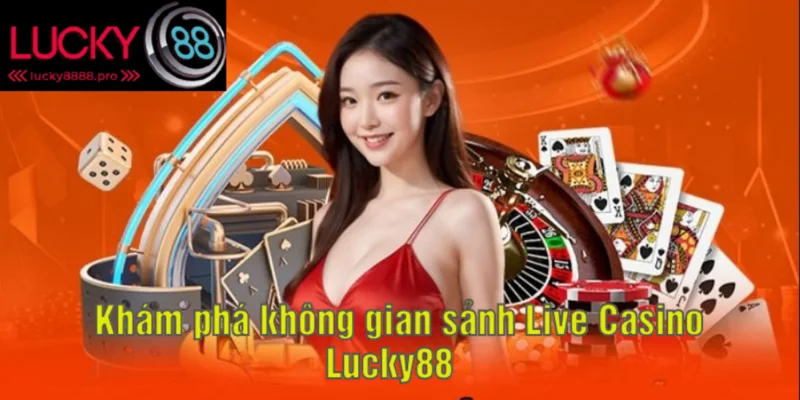 Khám phá không gian sảnh game casino lucky88